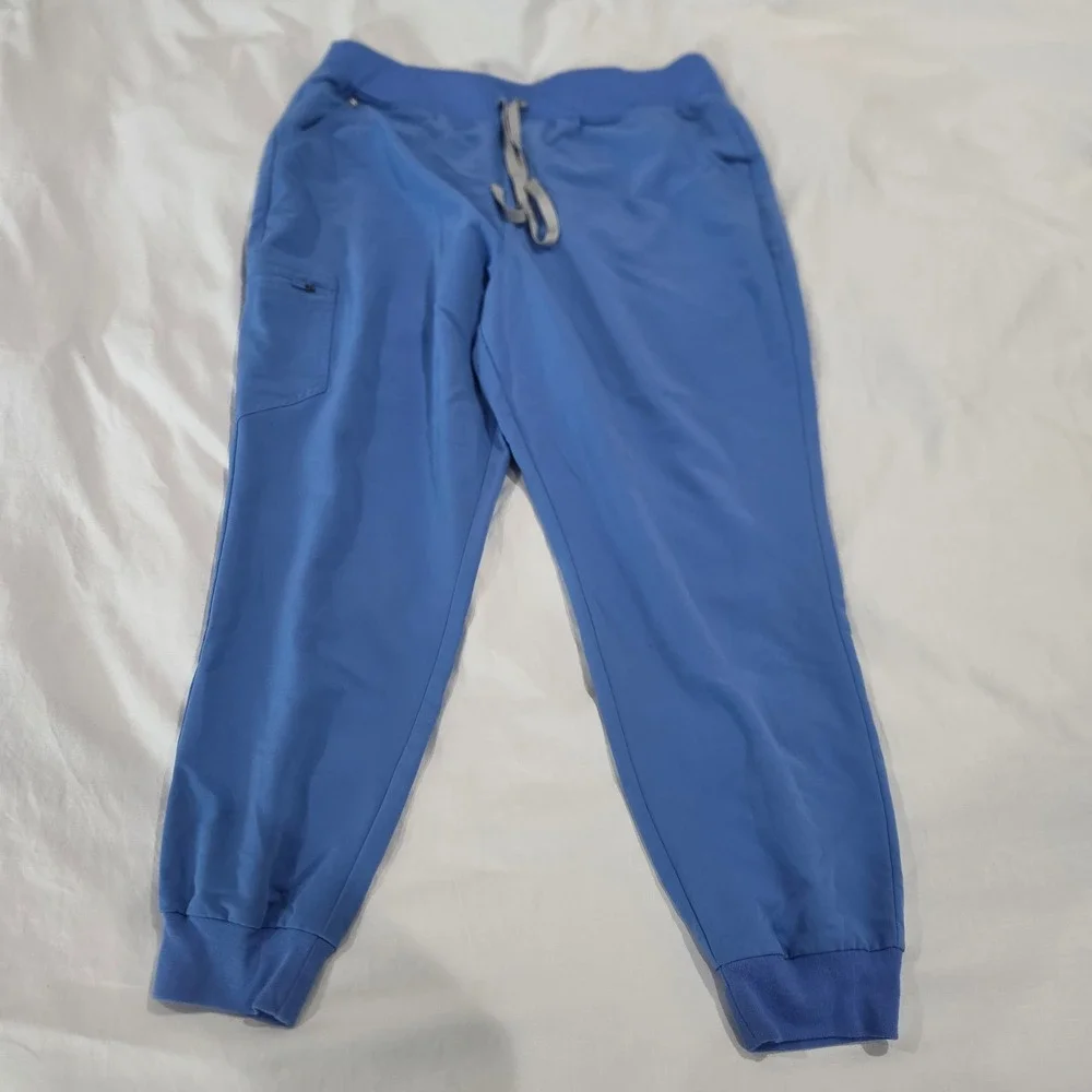 Men's Figs Scrub Jogger Bottoms Blue XXL Great Shape